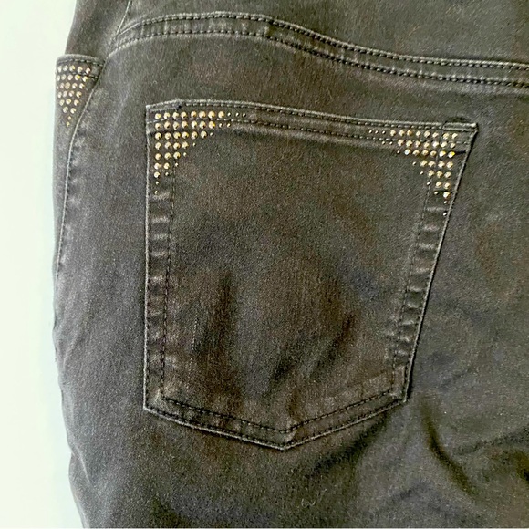 Olsen womens black straight leg Mona jeans with stretch - L/14 - Picture 4 of 14